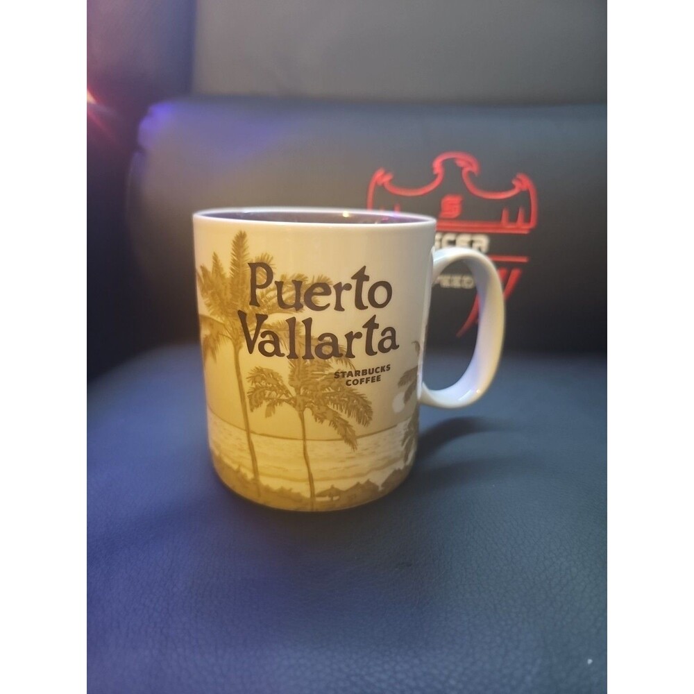 Starbucks Puerto Vallarta Mexico Mug Global Icon Series Coffee Cup 16 oz